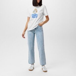 Levis ribcage ankle straight size 28 light acid wash high waist